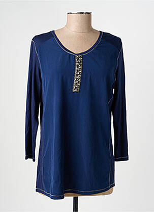 T-shirt manches longues manches longues bleu RABE femme