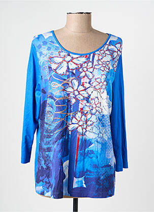 T-shirt manches longues manches longues bleu RABE femme