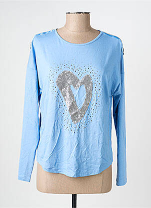 T-shirt manches longues manches longues bleu RABE femme