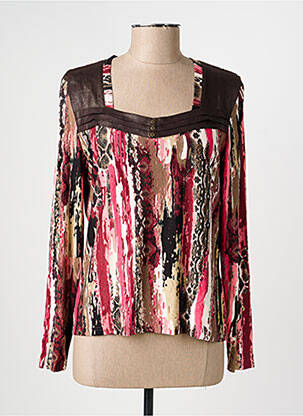 T-shirt manches longues manches longues marron PAUPORTÉ femme