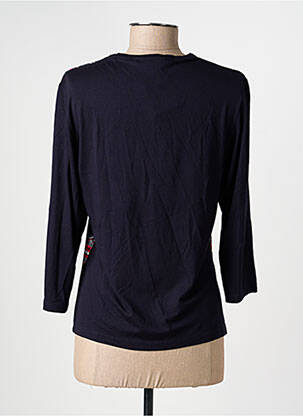 T-shirt manches longues manches longues bleu CHRISTINE LAURE femme