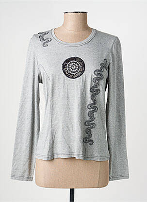 T-shirt manches longues manches longues gris PAUPORTÉ femme