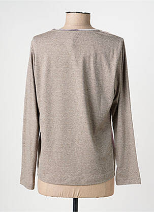T-shirt manches longues manches longues marron RABE femme