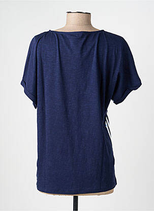 T-shirt imprimé fantaisie manches courtes bleu OLSEN femme