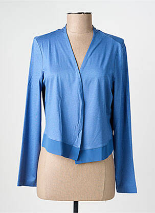 Gilet manches longues stretch bleu RABE femme