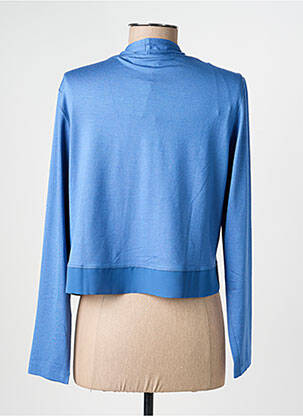 Gilet manches longues stretch bleu RABE femme