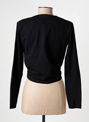 Boléro maille fine noir KATMAI femme