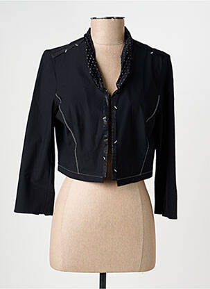 Veste casual coupe cintrée noir CHRISTINE LAURE femme