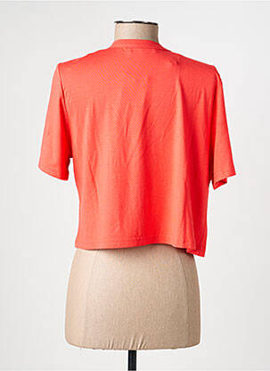 Boléro maille fine orange CHRISTINE LAURE femme