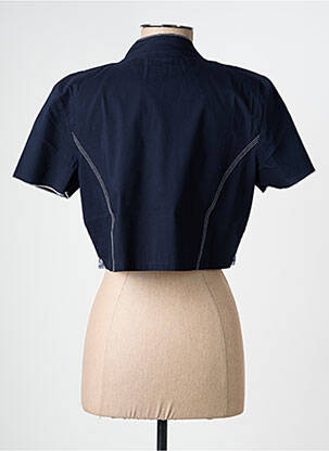 Veste casual coupe cintrée bleu CHRISTINE LAURE femme