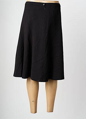 Jupe mi-longue coupe droite noir PAUPORTÉ femme
