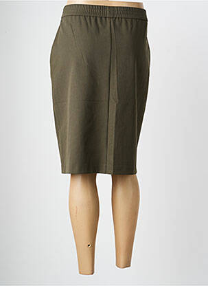 Jupe mi-longue stretch vert FRANK WALDER femme