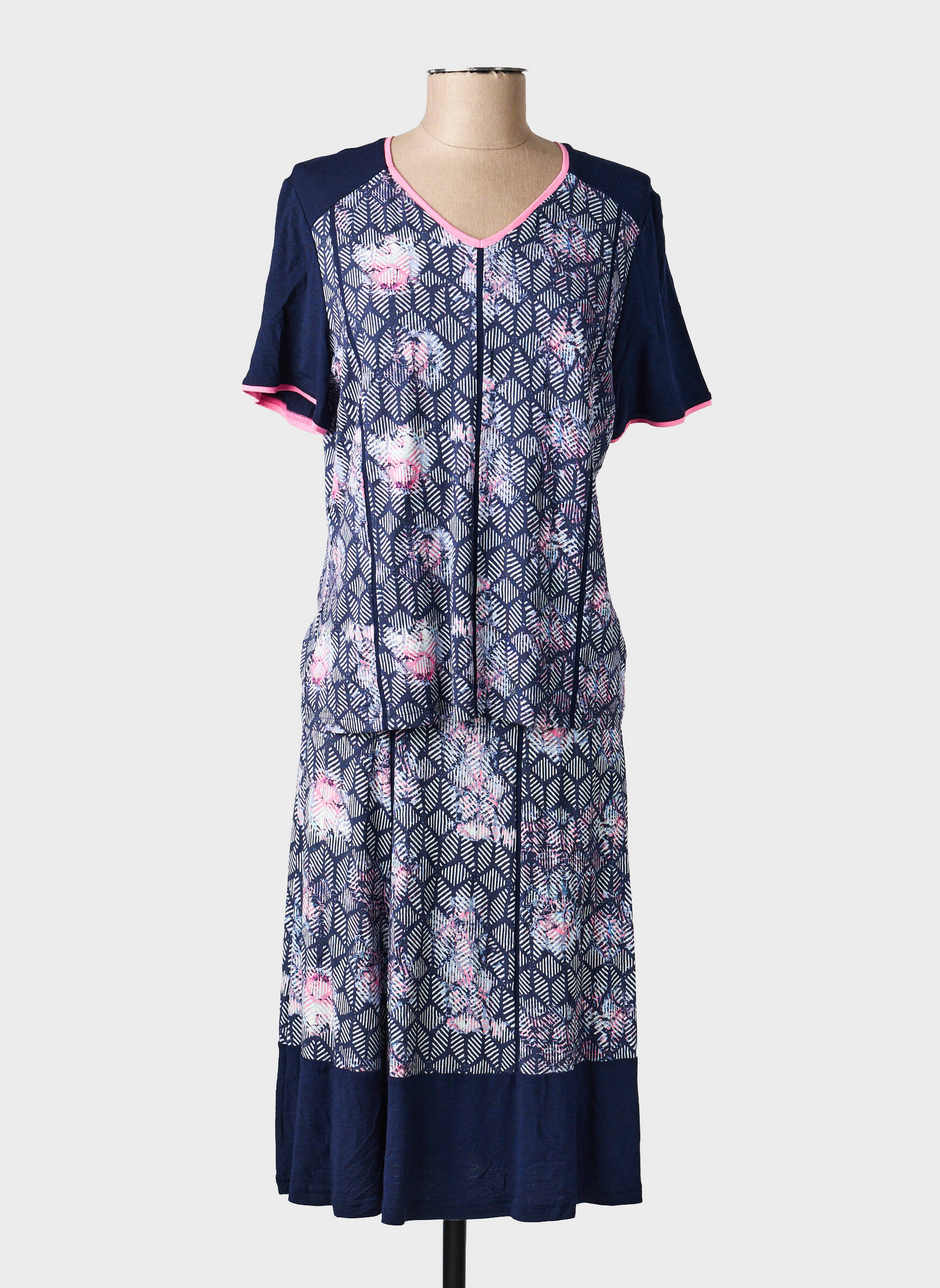 Ensemble jupe coupe cintrée bleu PAUPORTÉ femme