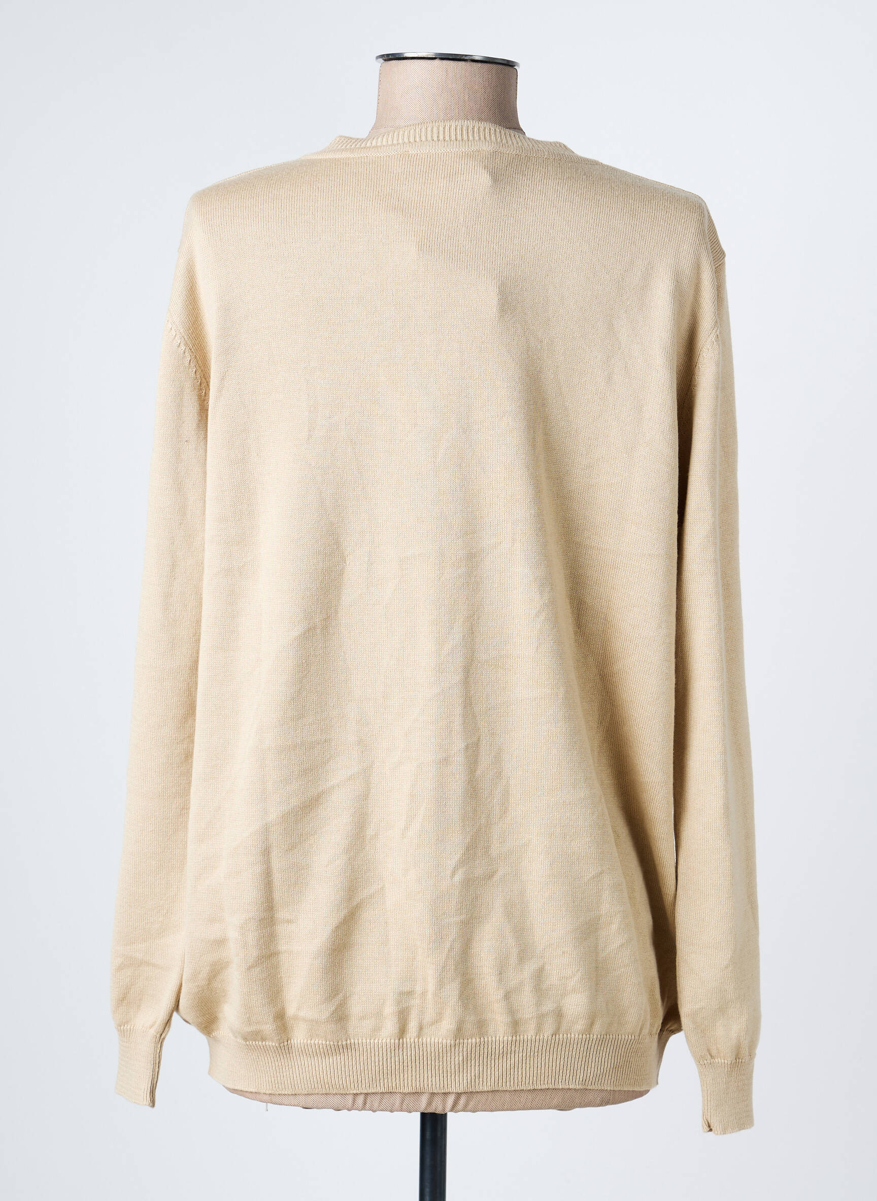 Gilet manches longues coupe cintrée beige GRIFFON femme