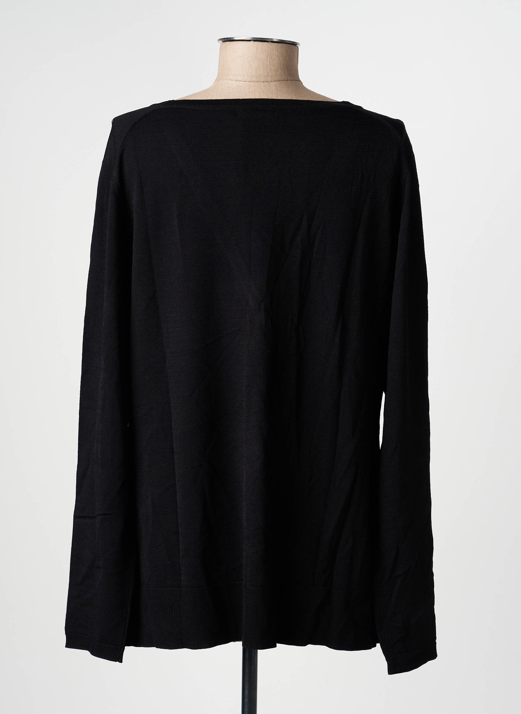 Gilet manches longues coupe cintrée noir ESCORPION femme