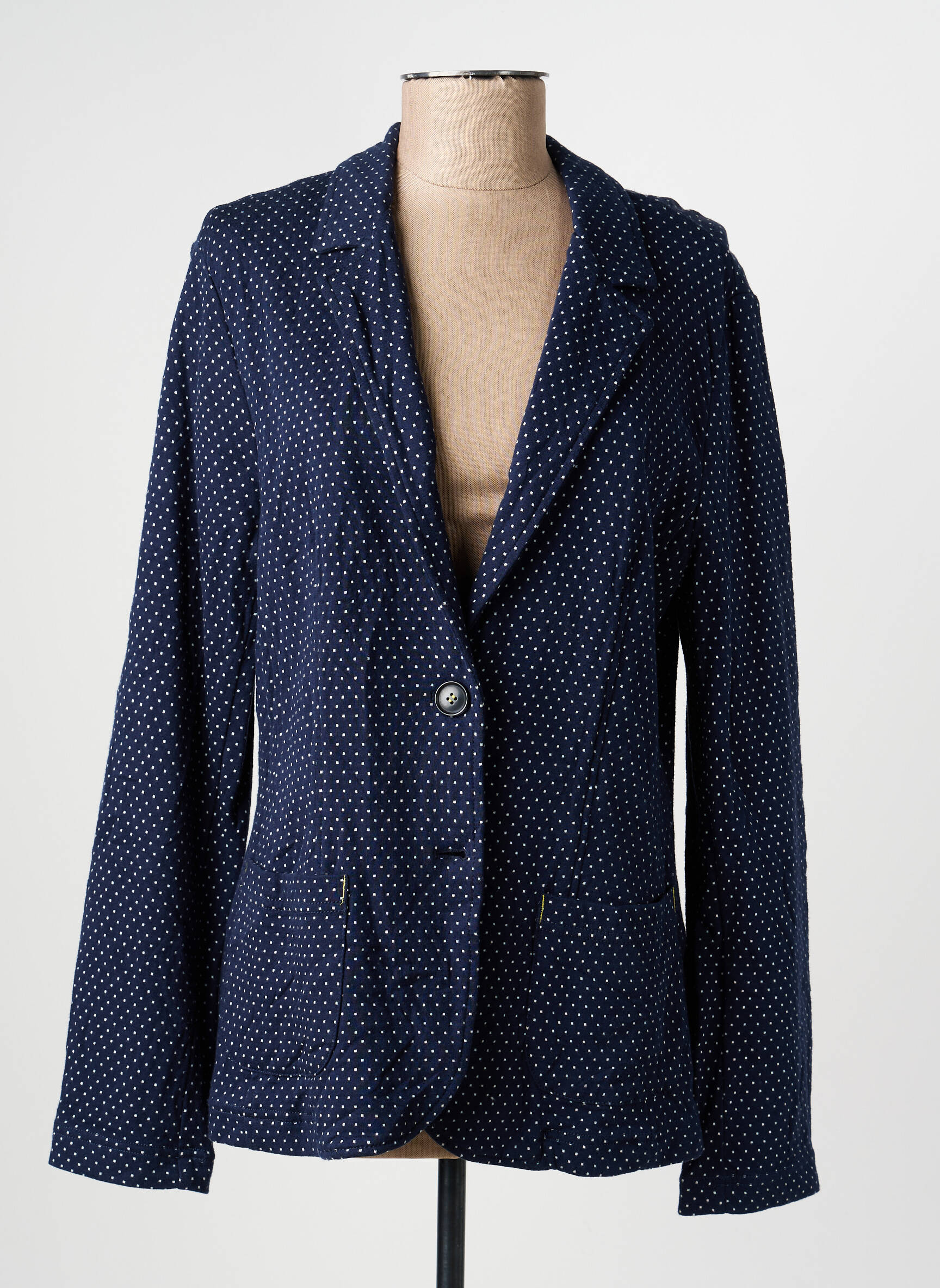 Blazer coupe cintrée bleu OLSEN femme