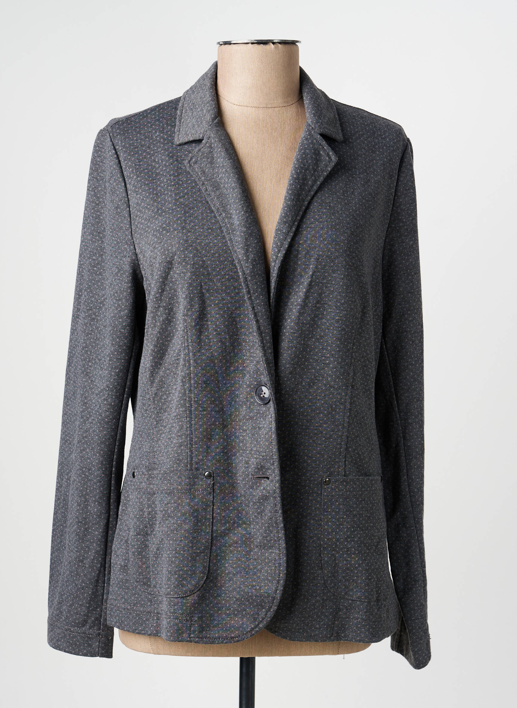 Blazer coupe cintrée gris OLSEN femme