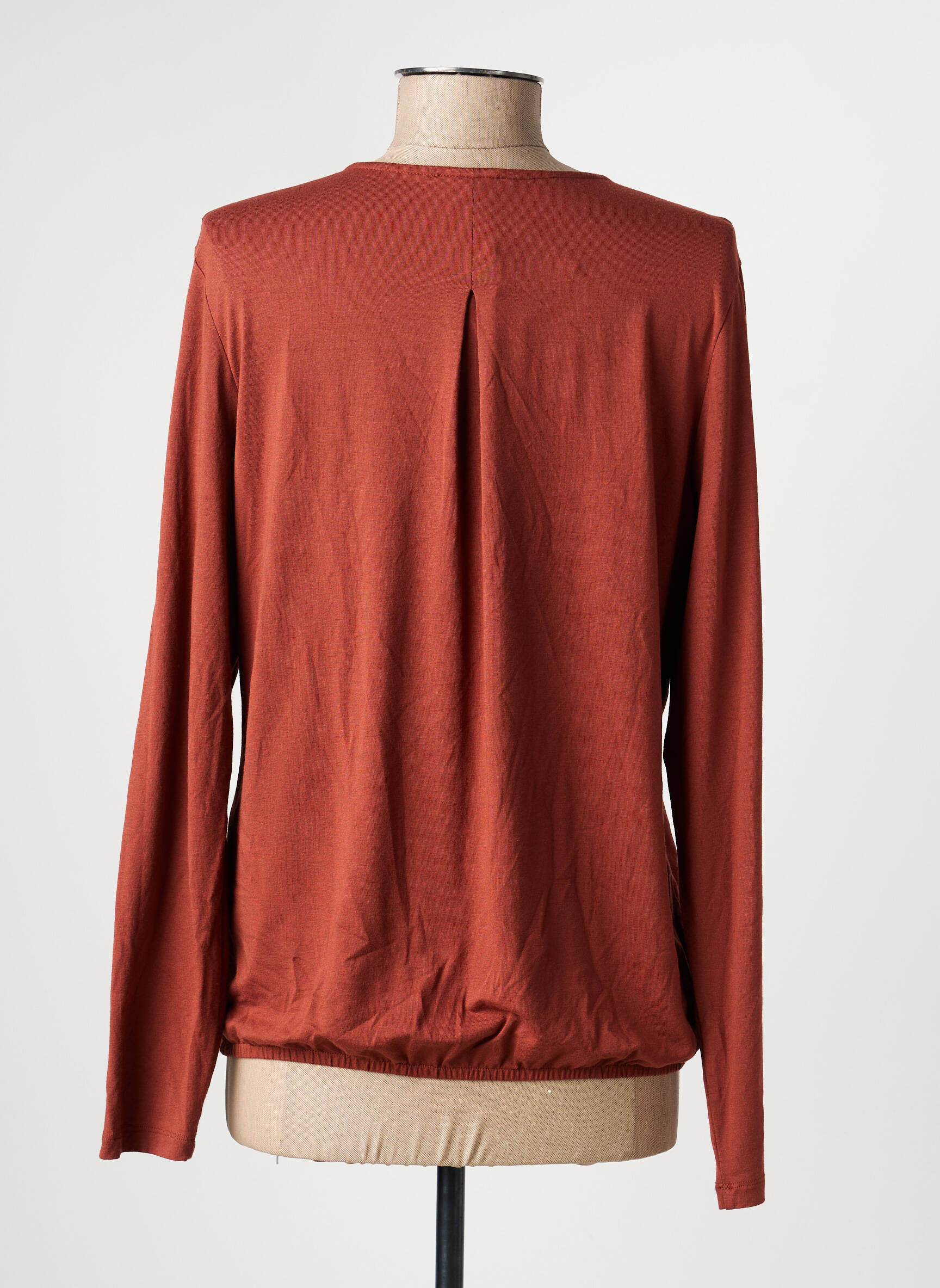 T-shirt manches longues manches longues marron OLSEN femme