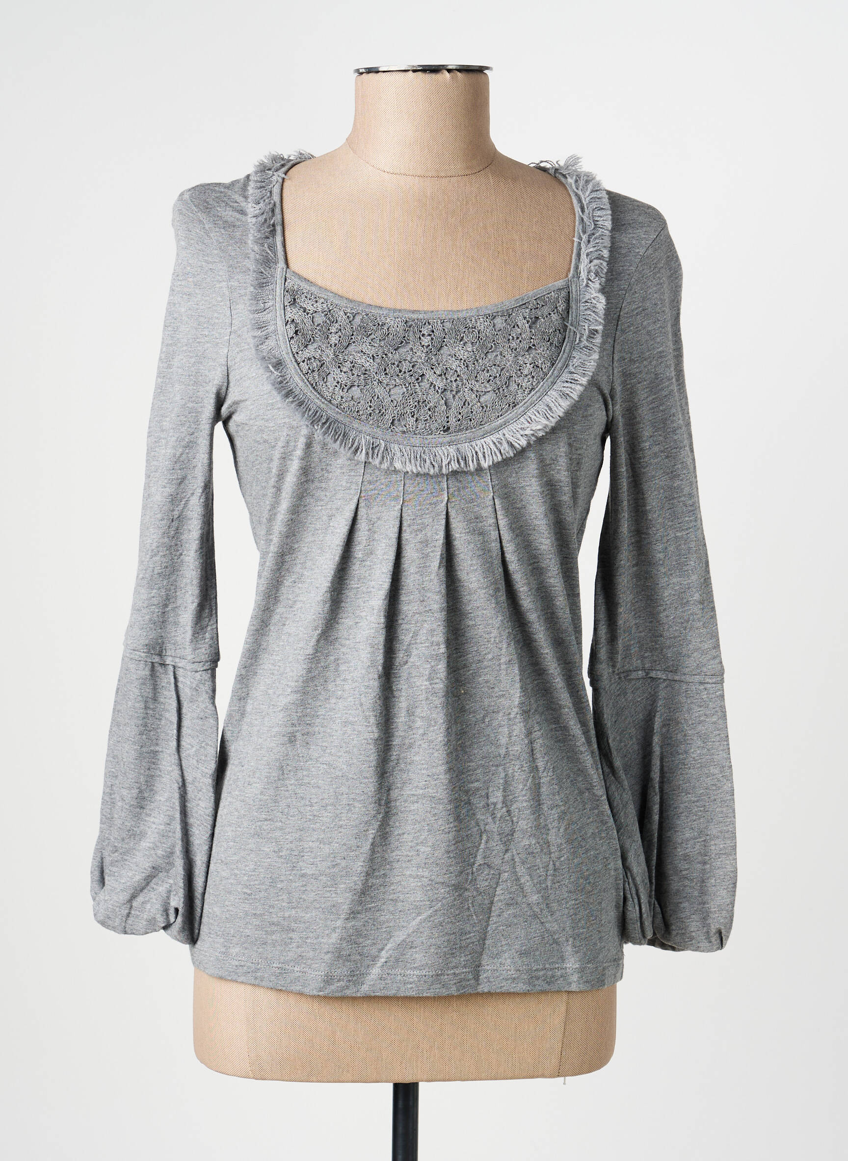 T-shirt manches longues manches longues gris ESCORPION femme
