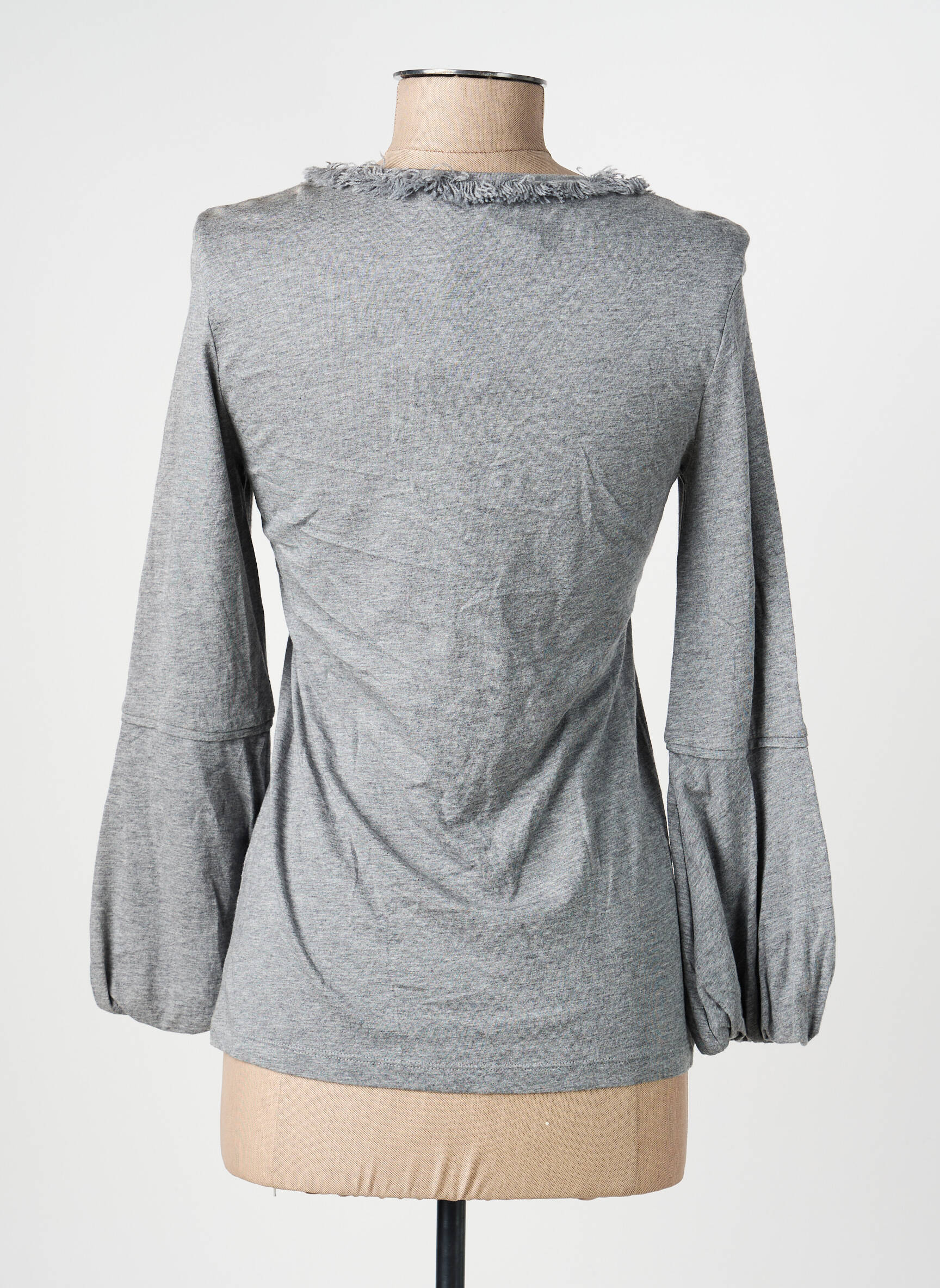 T-shirt manches longues manches longues gris ESCORPION femme
