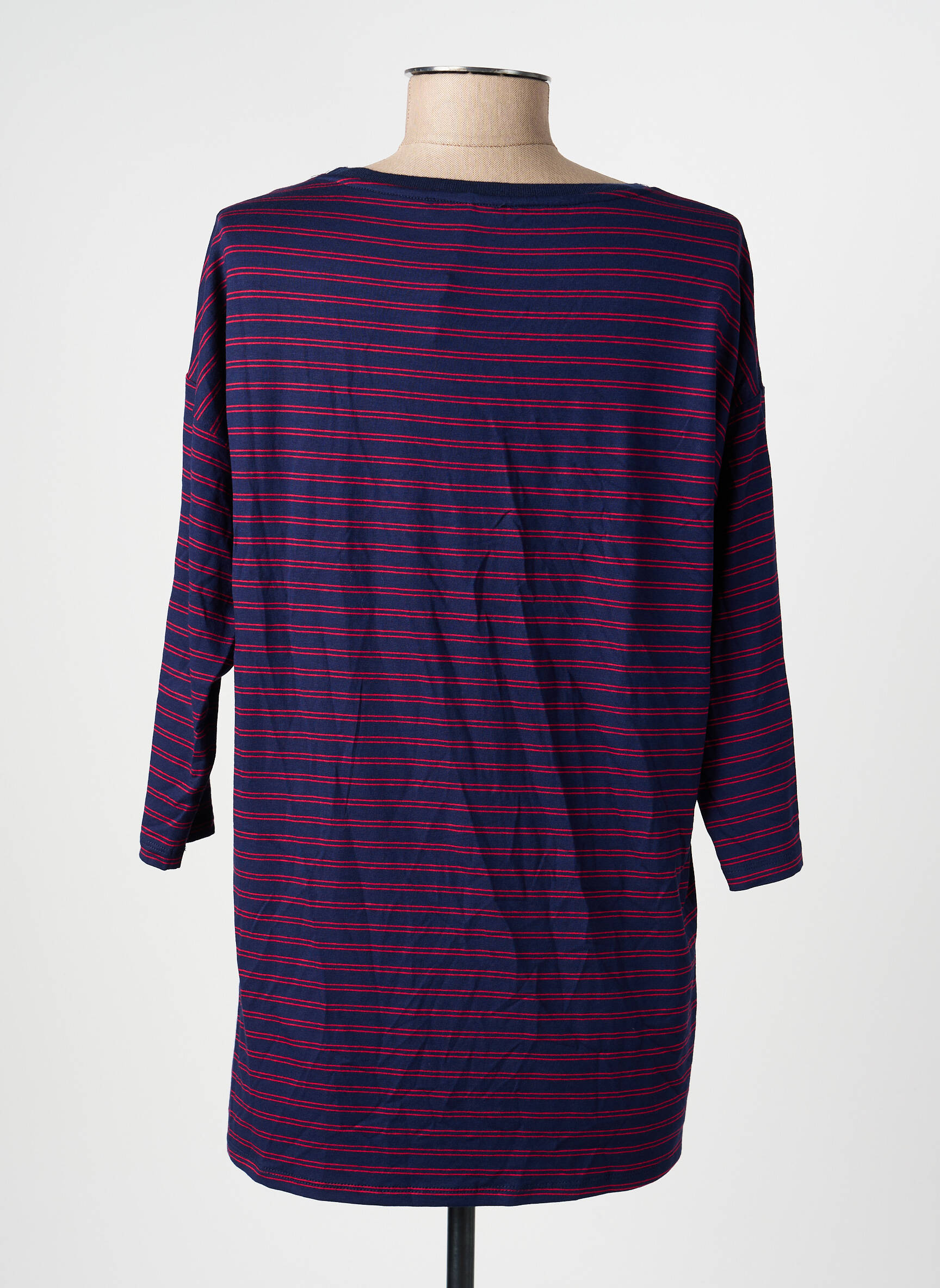 T-shirt manches 3/4 manches 3/4 bleu OLSEN femme