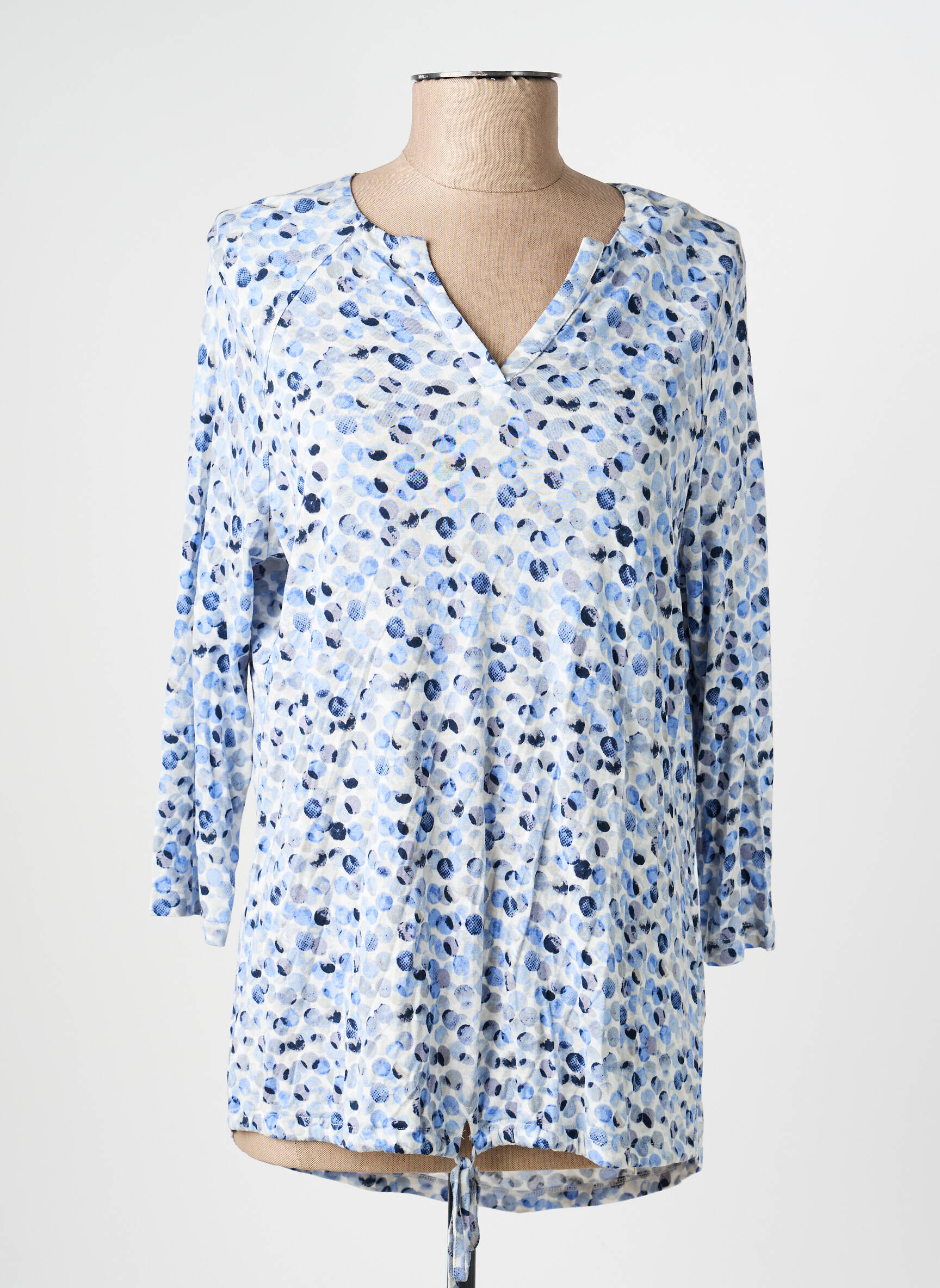 T-shirt manches longues manches longues bleu OLSEN femme