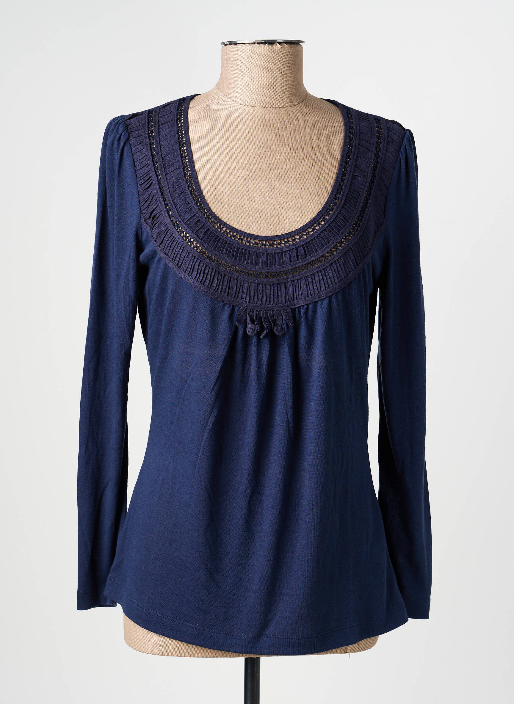 T-shirt manches longues manches longues bleu ESCORPION femme