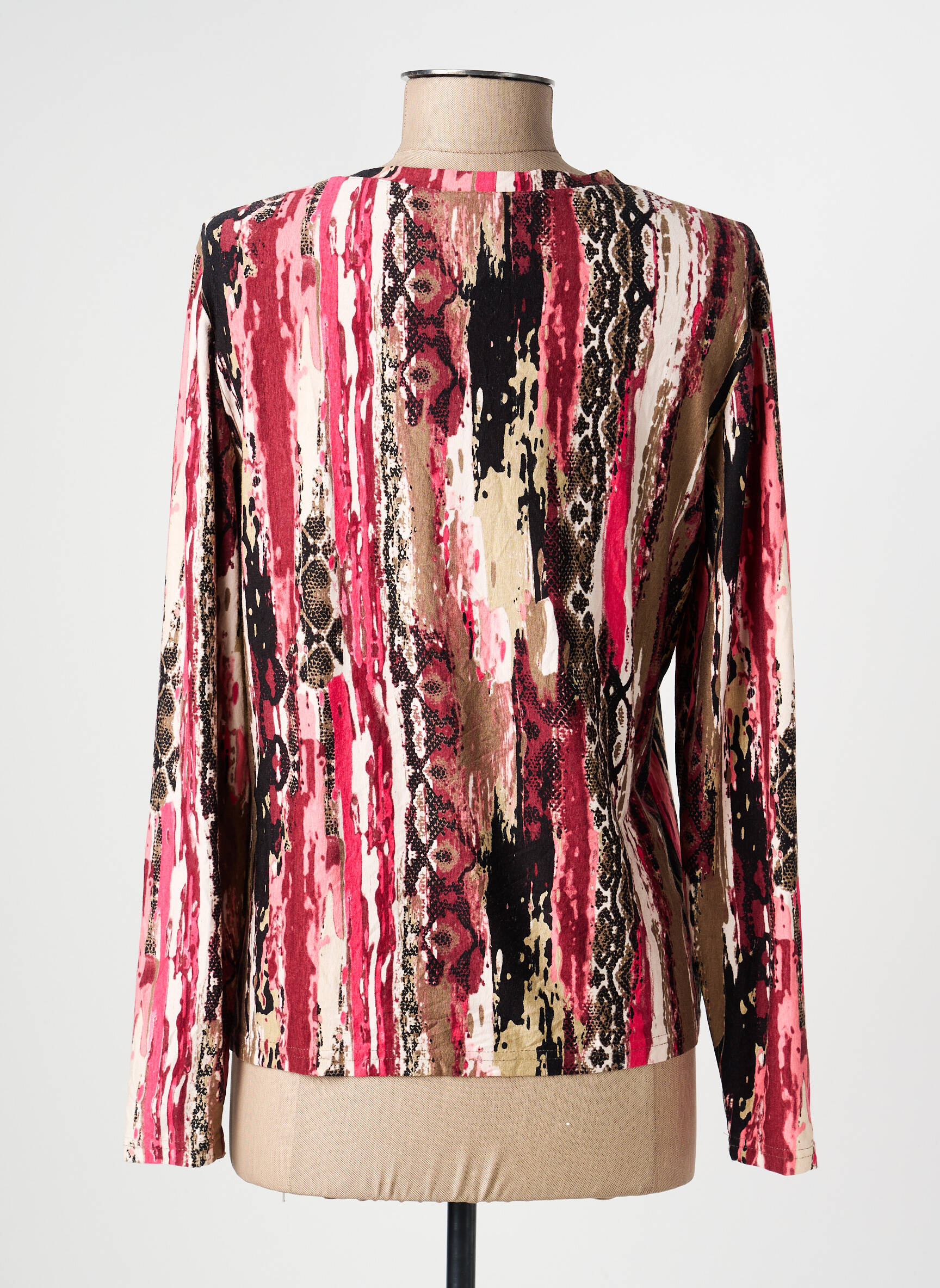 T-shirt manches longues manches longues marron PAUPORTÉ femme