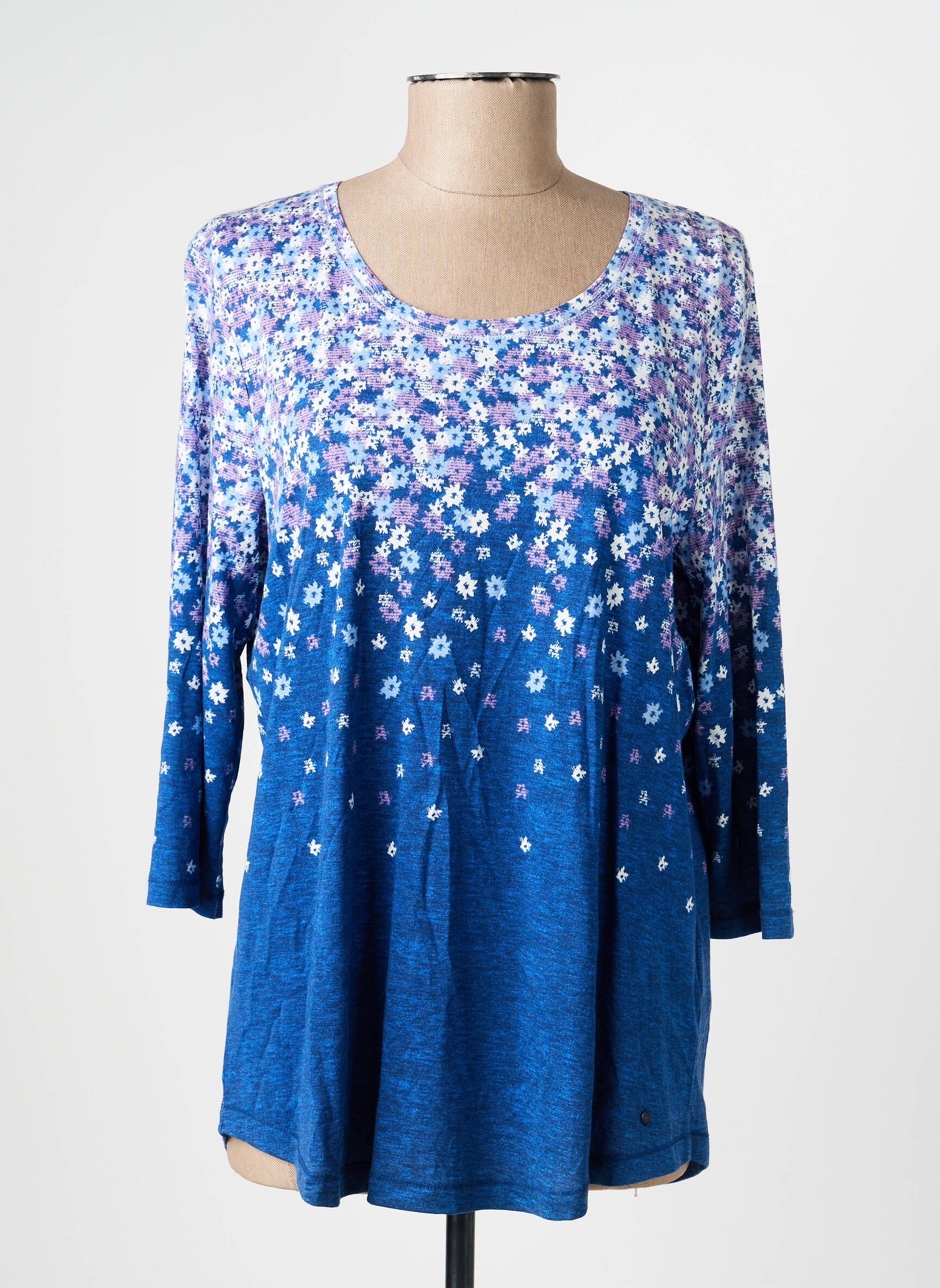 T-shirt manches longues manches longues bleu OLSEN femme
