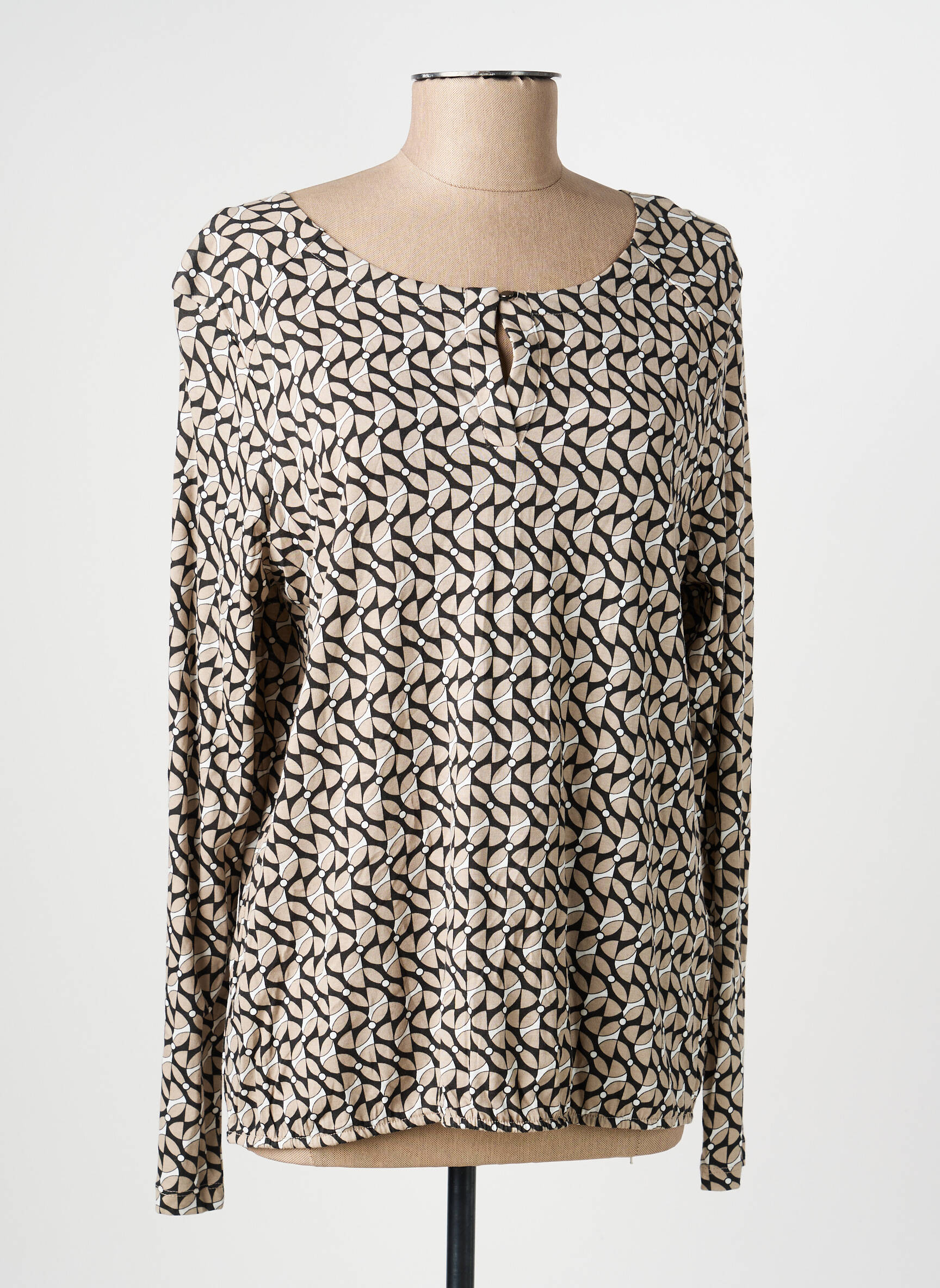 T-shirt manches longues manches longues beige OLSEN femme