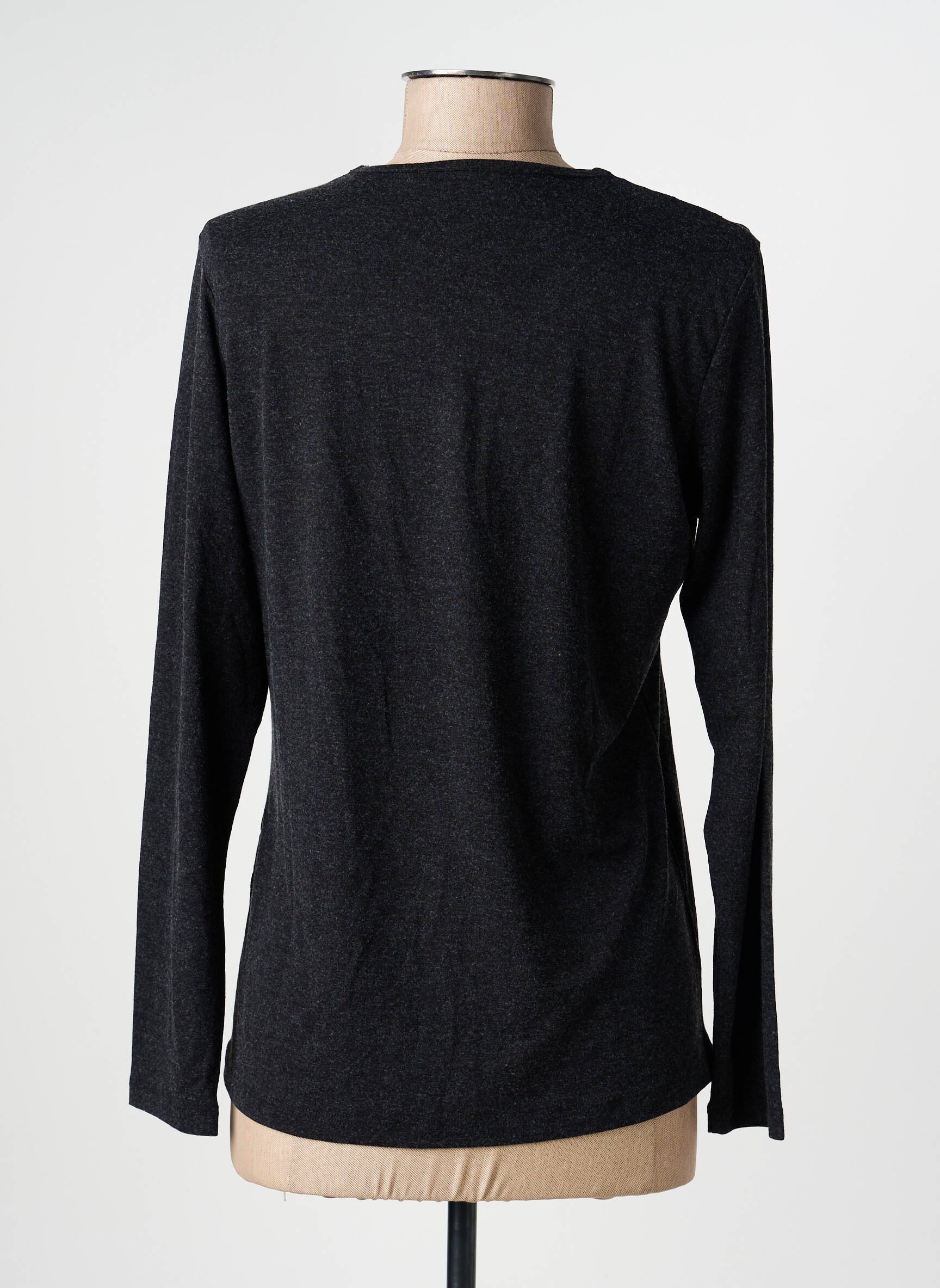 T-shirt manches longues manches longues gris GRIFFON femme