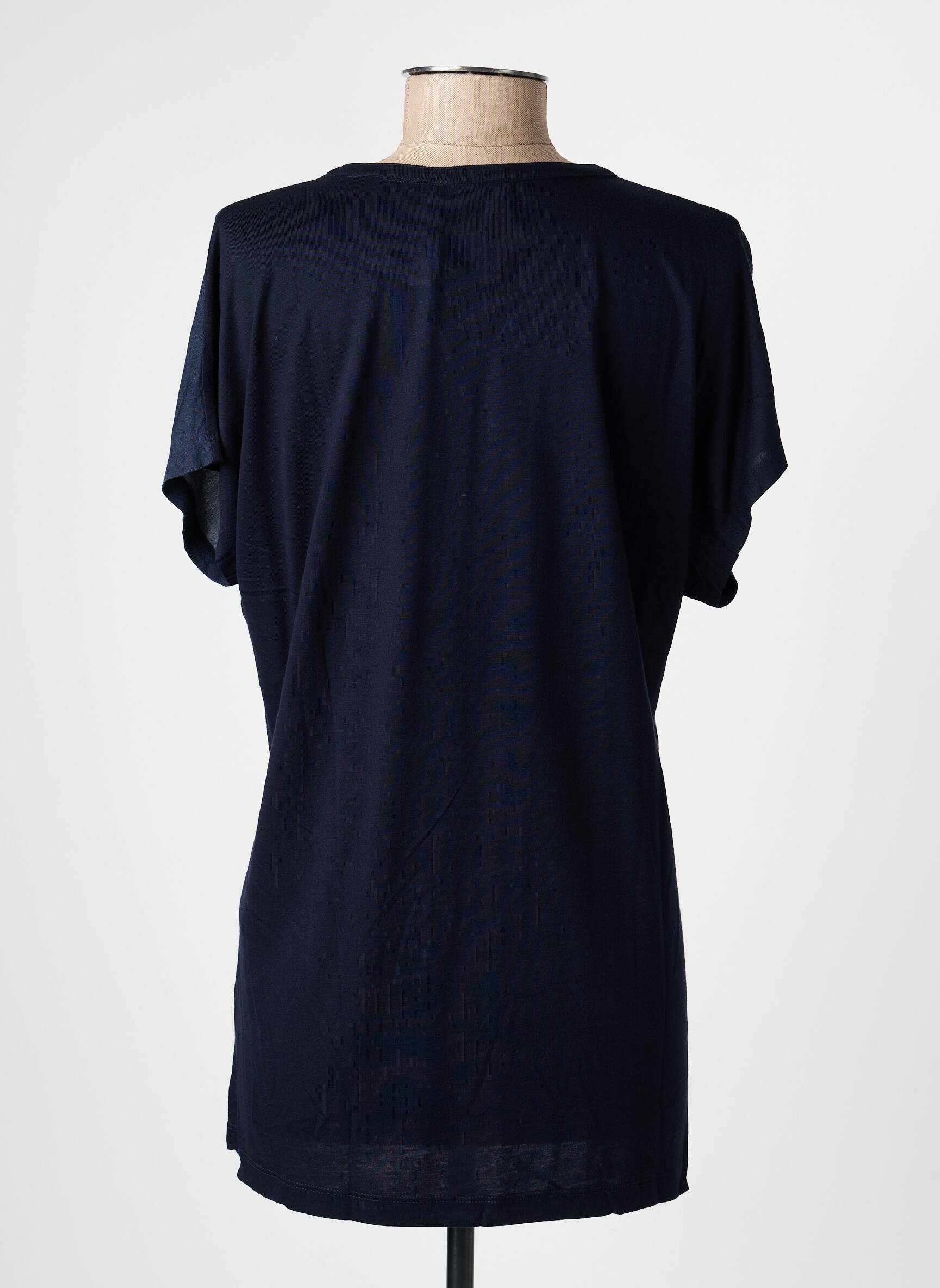 T-shirt imprimé fantaisie manches courtes bleu OLSEN femme
