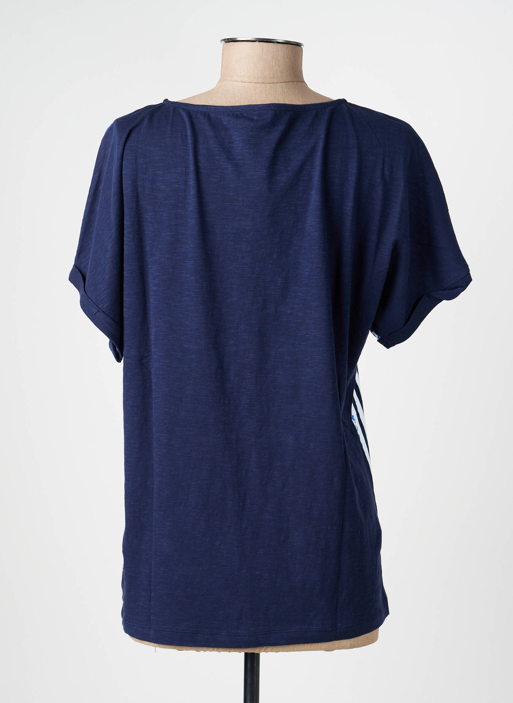 T-shirt imprimé fantaisie manches courtes bleu OLSEN femme
