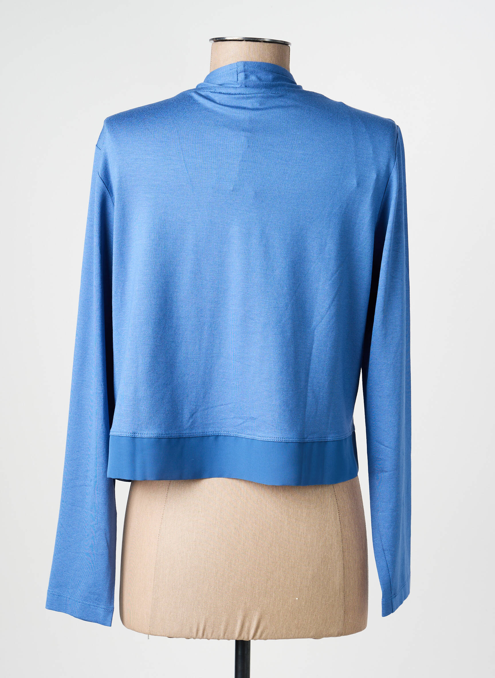 Gilet manches longues stretch bleu RABE femme
