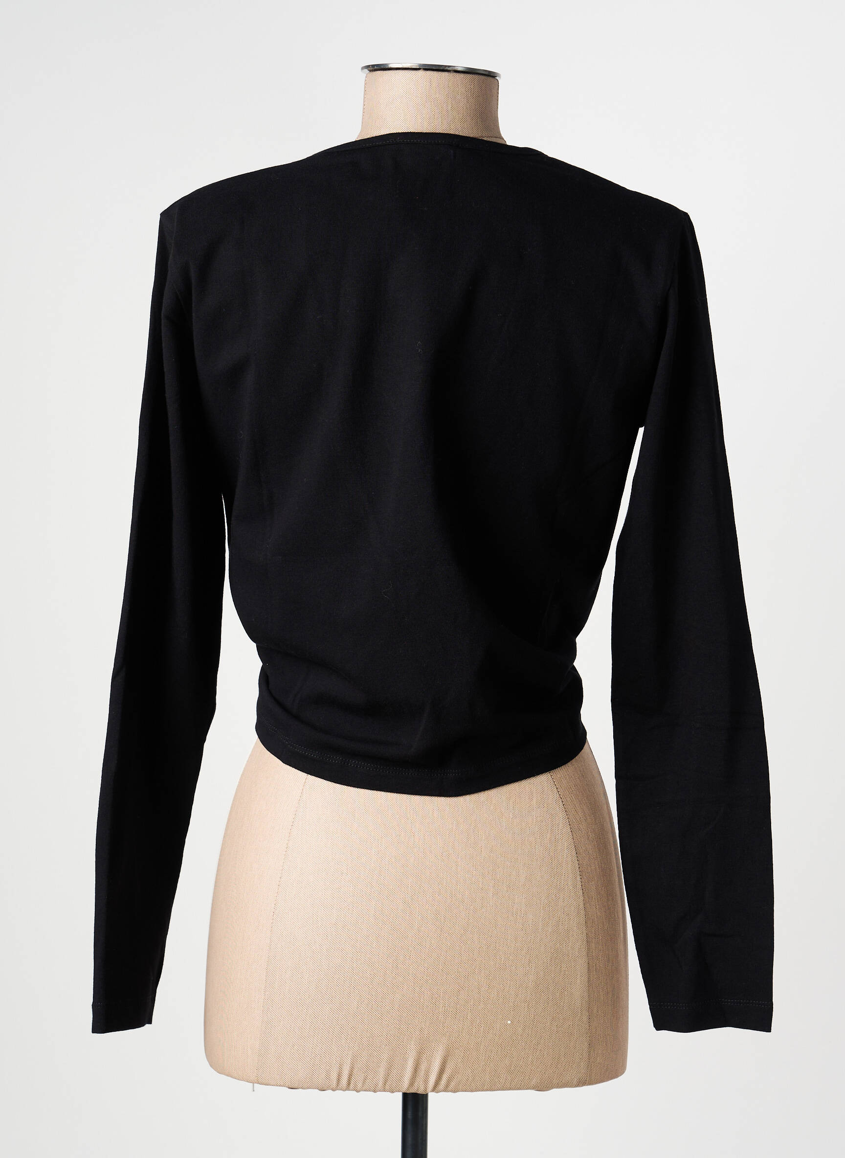 Boléro maille fine noir KATMAI femme
