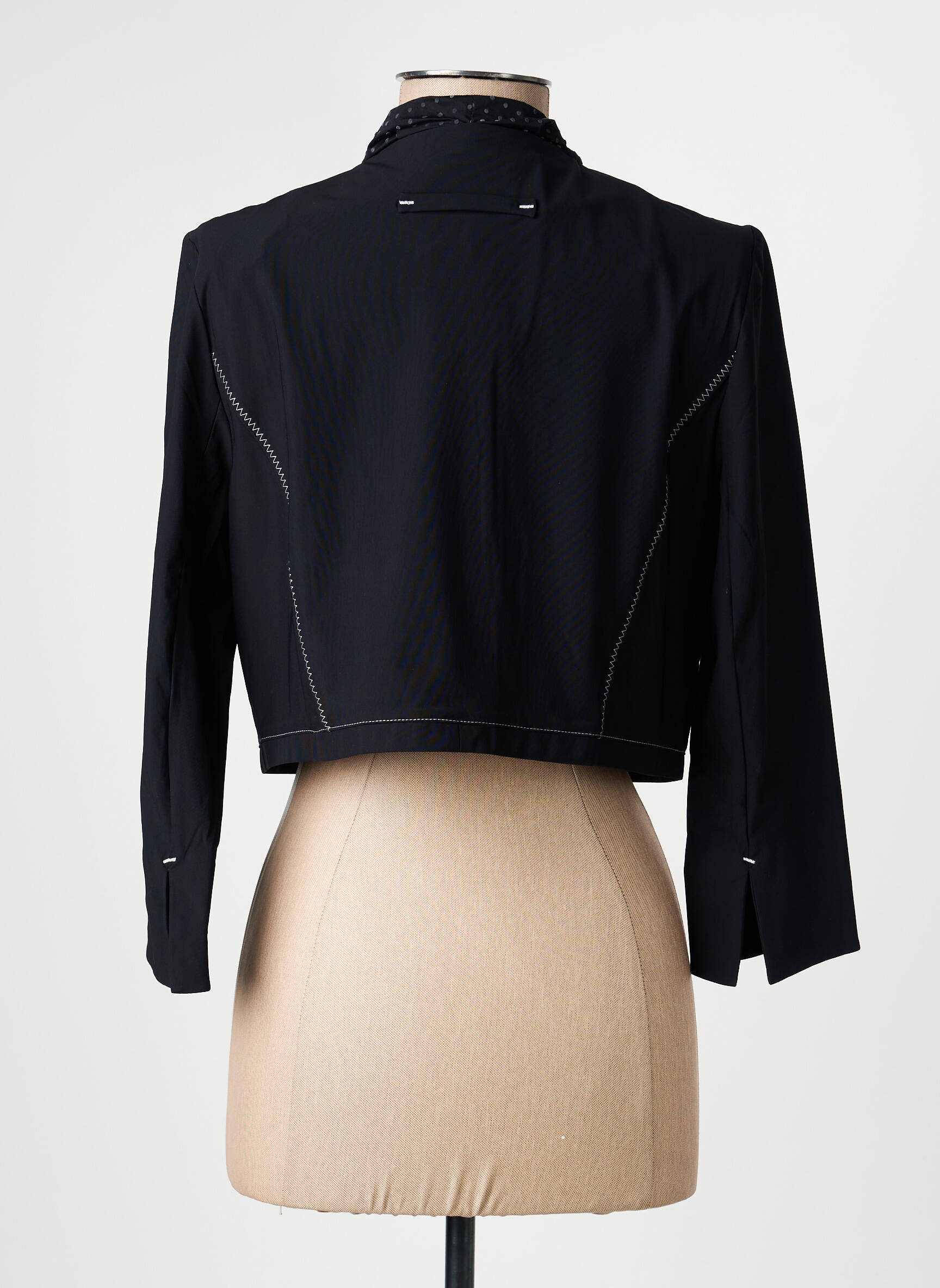 Veste casual coupe cintrée noir CHRISTINE LAURE femme