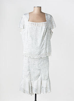 Ensemble jupe coupe cintrée gris PAUPORTÉ femme