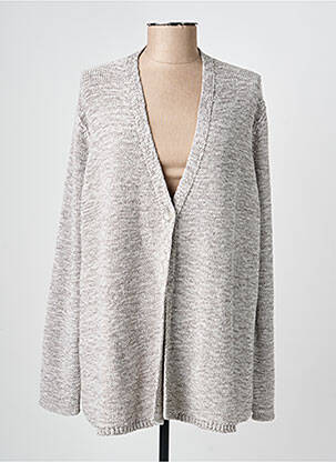 Gilet manches longues stretch gris OLSEN femme