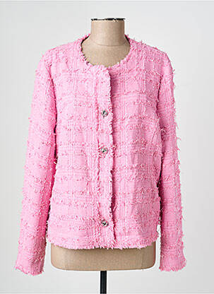 Veste casual col rond rose RABE femme