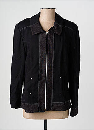 Veste casual poches noir CHRISTINE LAURE femme