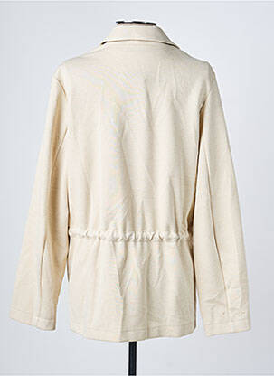Veste casual col chemisier beige TONI femme