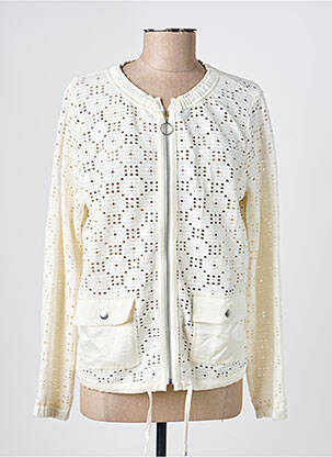 Veste casual col rond beige RABE femme