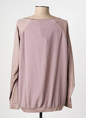 Top imprimé fantaisie manches longues marron THOMAS RABE femme
