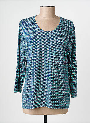 Top stretch manches longues bleu RABE femme