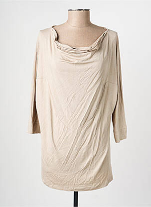 Top stretch manches longues beige OLSEN femme