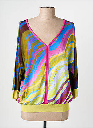 Top stretch manches longues vert ALDO MARTIN'S femme