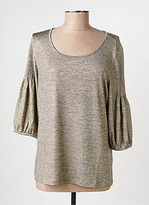 Top stretch manches longues or ESCORPION femme