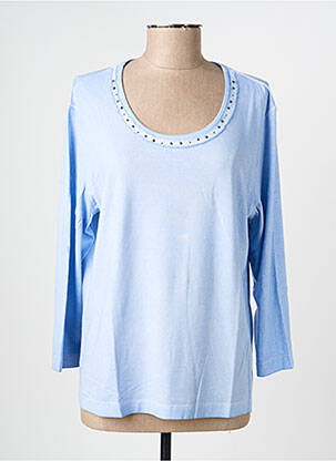 Top stretch manches longues bleu RABE femme