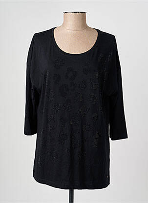 Top stretch manches longues noir OLSEN femme