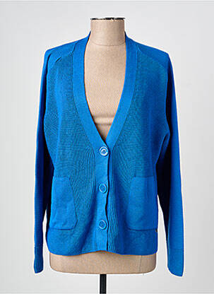 Gilet manches longues stretch bleu RABE femme
